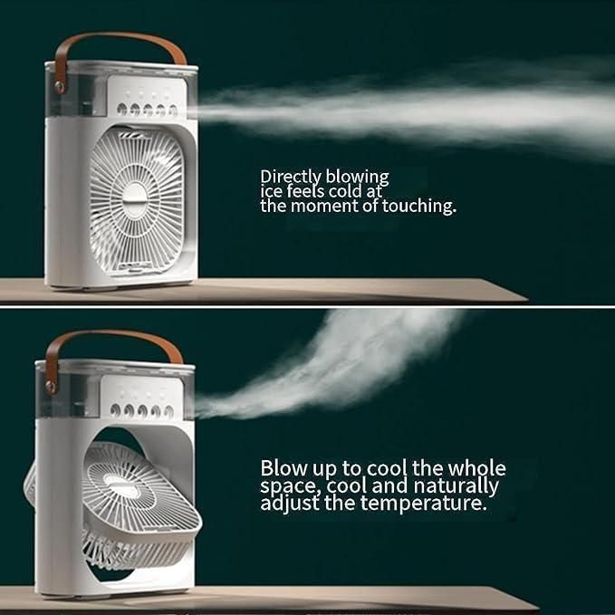 MistMate™ USB Air Cooler Fan – Portable Mini AC for Instant Chill