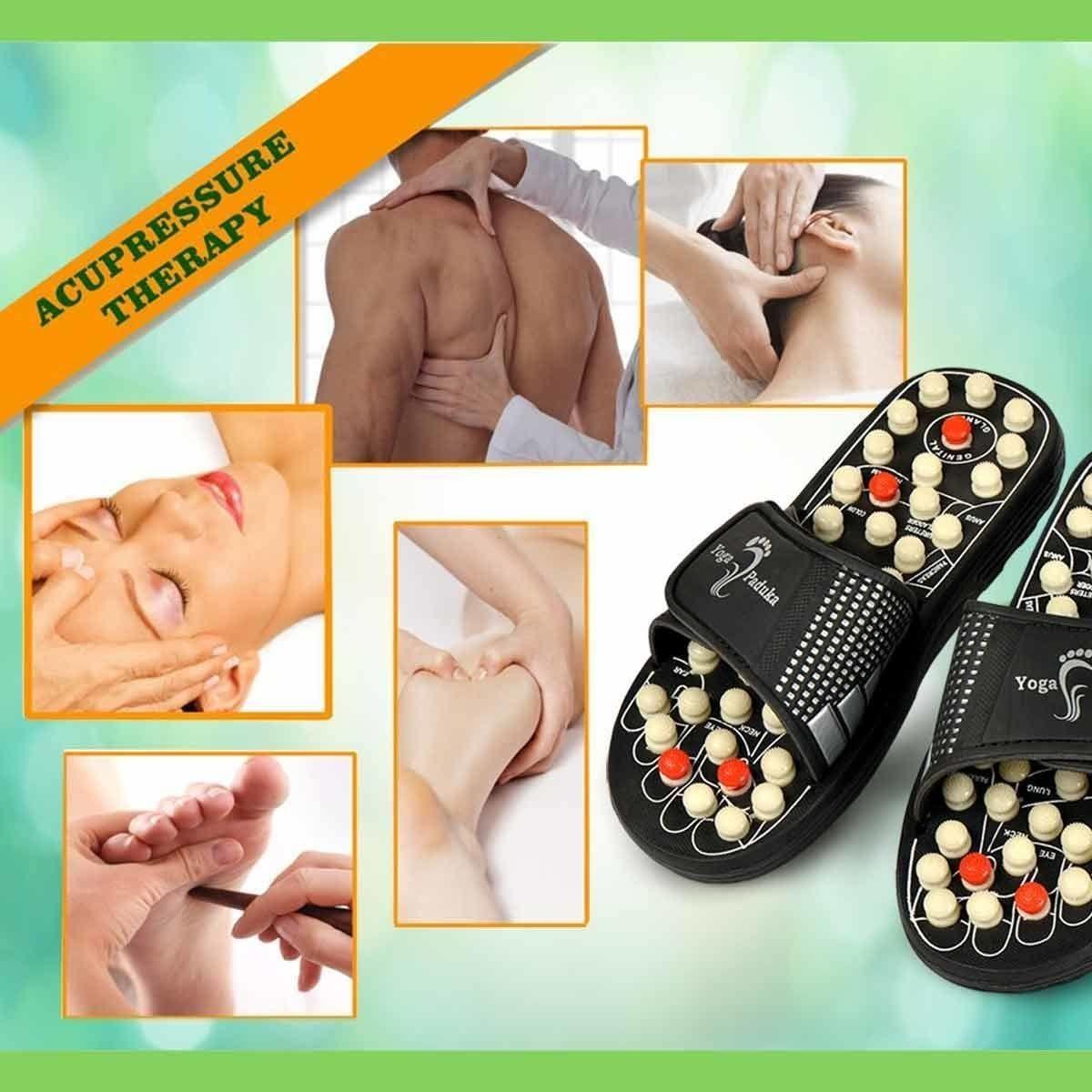 AcuPad™ Acupressure & Magnetic Therapy Slippers – Pain Relief & Blood Circulation Boost for Men & Women