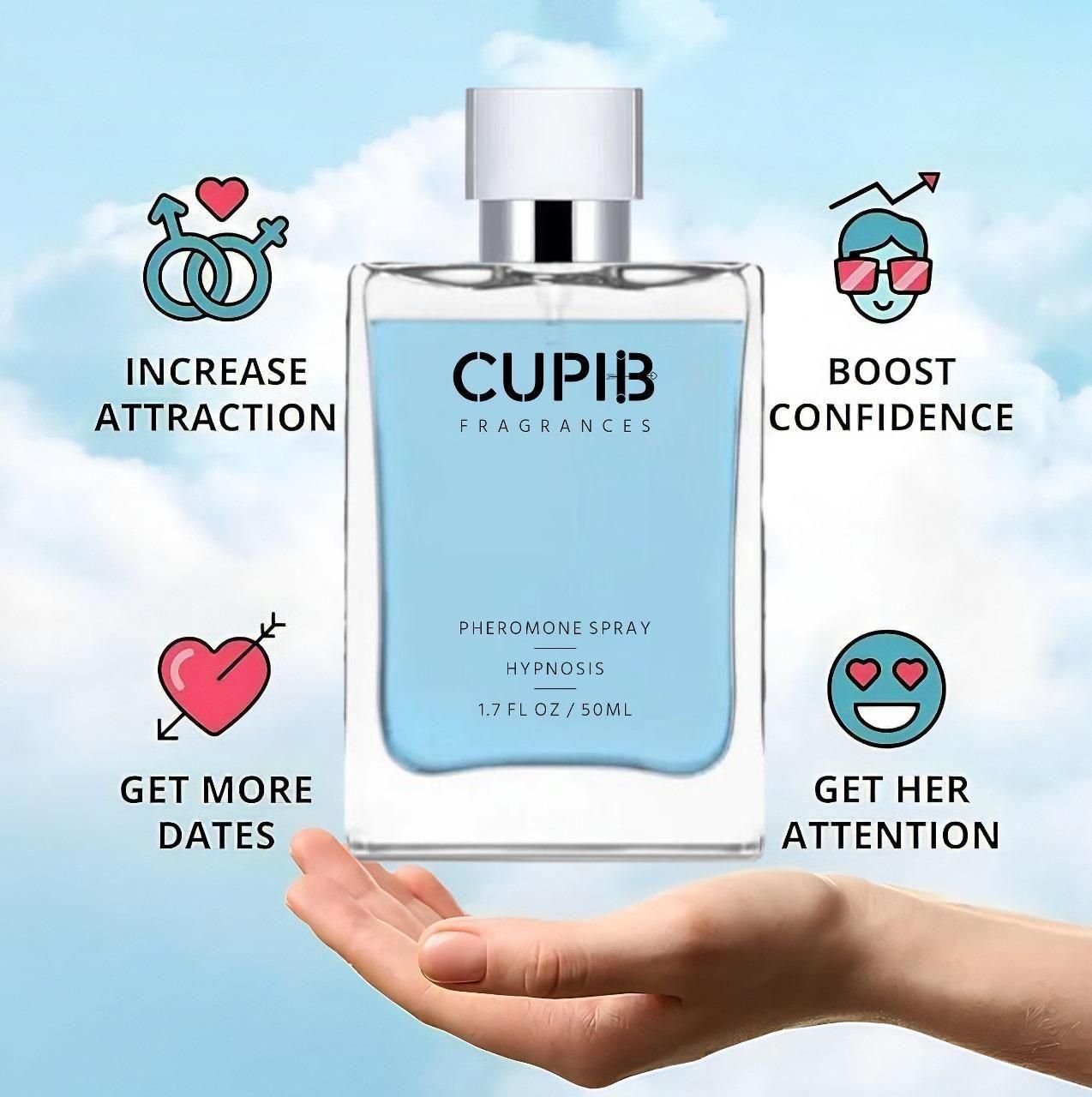 CUPID Pheromone Cologne for Men | Attract Girls | Best Seller Perfume